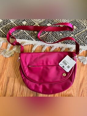 Lululemon Berry Pink Crossbody Sling Bag